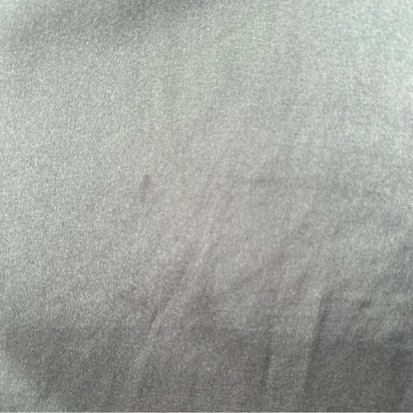 Guess Dark Grey ruffles Mock Neck Satin Dress - Picture 13 of 14